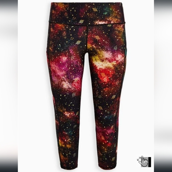 Torrid Performance Core Crop Active Legging With Side Pockets Size 0/L/12 - Picture 3 of 15